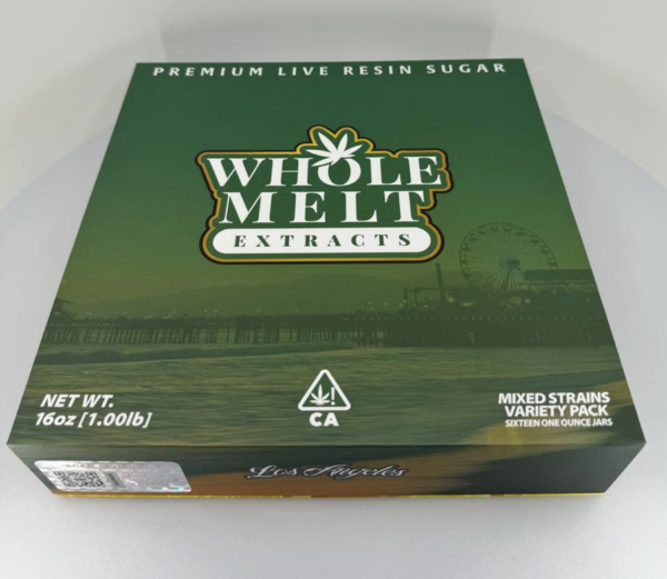 whole-melt-extracts-los-angeles-edition-premium-live-resin-sugar-.png Whole Melt Extracts Los Angeles Edition Premium Live Resin Sugar - 16 Strain Variety Pack