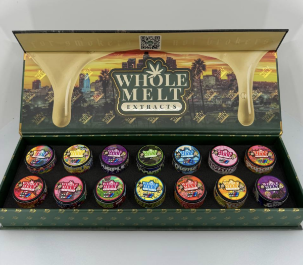 Whole Melt Extracts Single Source 14 Gram Jars.