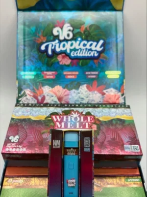 Whole Melts V6 Coco Kush 2G disposable vape with high THC concentration