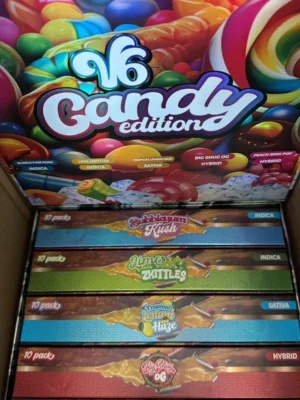 Whole Melts V6 Candy Edition Vapes premium cannabis vaporizer with nostalgic candy flavors