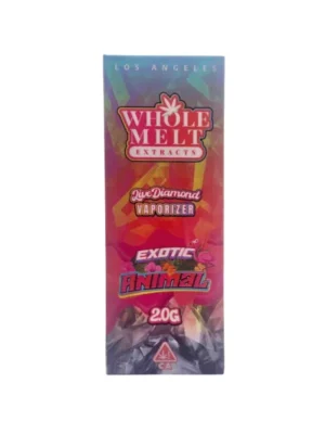 Whole Melts 2G Exotic Animal Hybrid Disposable, device packaging